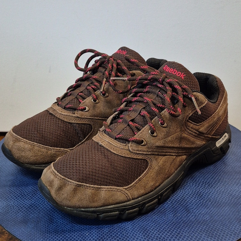 Reebok DMX Ride Brown& pink Sneakers Womens sz. 8.5 (#1636)